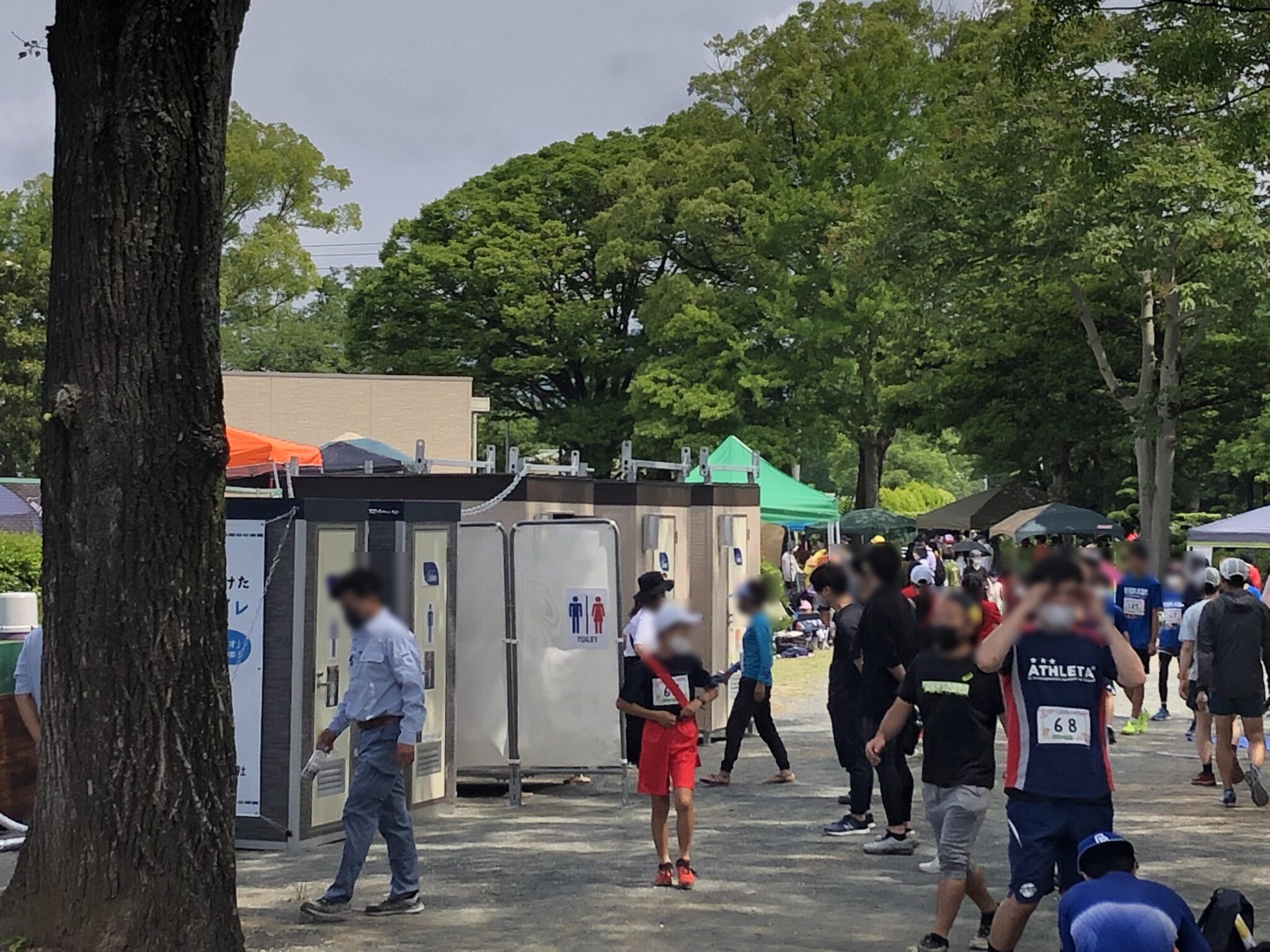 Read more about the article サラオ：豊川リレーマラソン協賛でトイレ設置いたしました