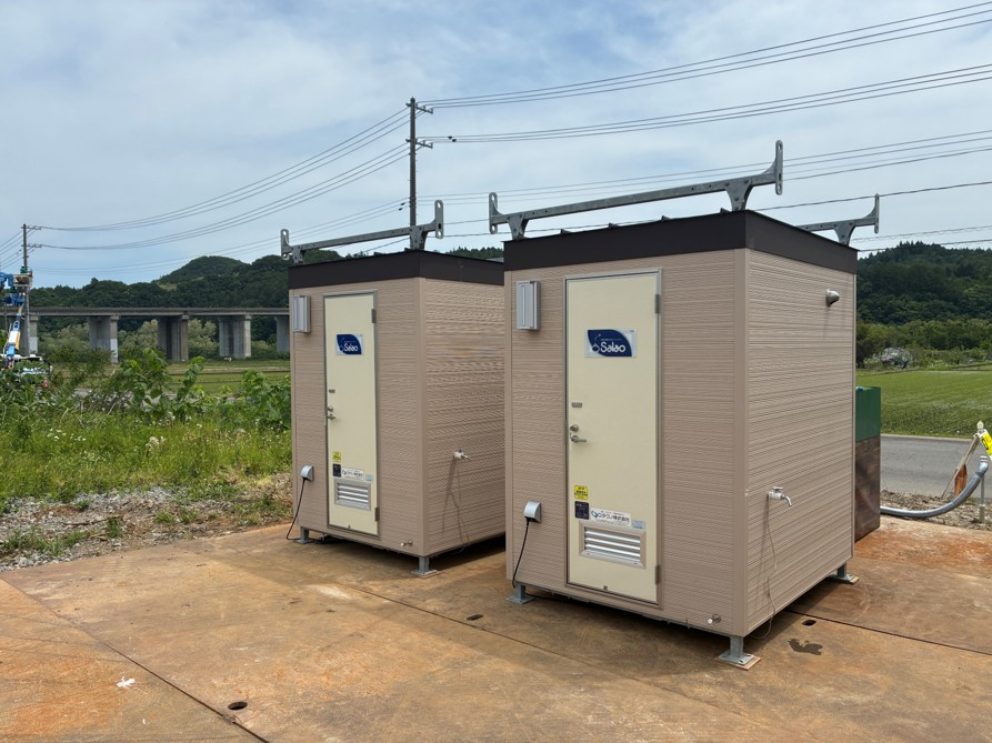 Read more about the article サラオ：風力発電所の現場事務所にサラオを設置
